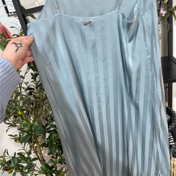 Danskin Gray and Green Sleeveless slip midi Dress size Xl - Picture 8 of 10